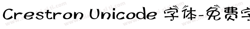 Crestron Unicode 字体字体转换